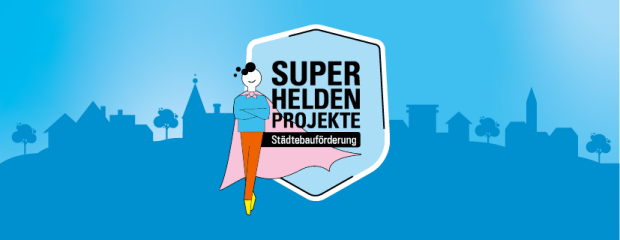 Logo Superhelden-Projekte der Städtebauförderung