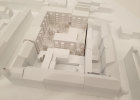 Modellfoto des Siegerentwurfs der Dömges Architekten AG für das BayernHeim-Projekt in Fürth
